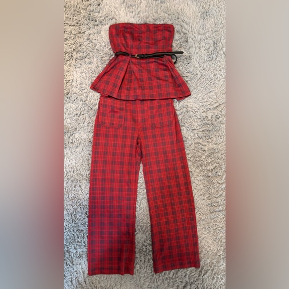 Anthropologie Tartan Plaid Set by Maeve - Picture 9 of 9